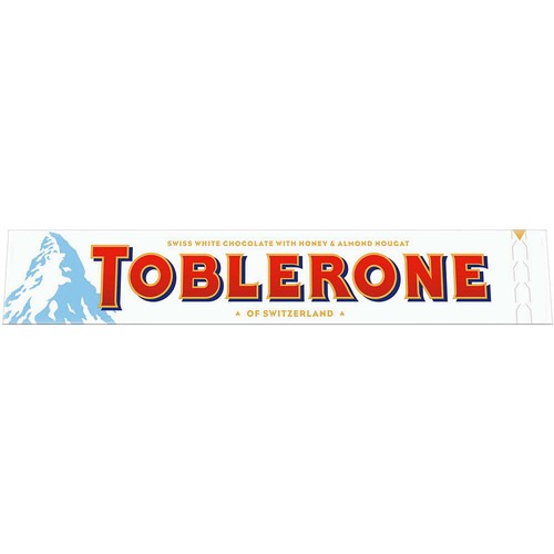 Toblerone white schokolade - toblerone,