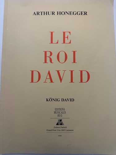 Arthur honegger roi david - arthur,