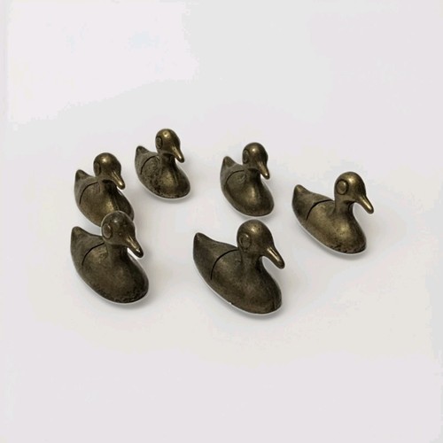 Vintage messing enten mini - 6,
