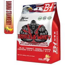 Gorilla Whey 5kg Banana Strawberry | DAA Taurine Recovery – Black Hammer USA