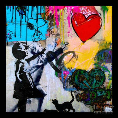 Street banksy hommage 140 - street/banksy,