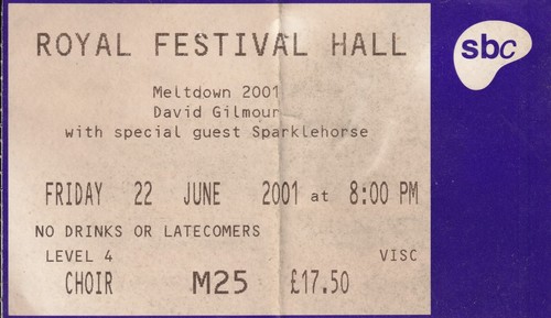 David gilmour ticket meltdown - david,