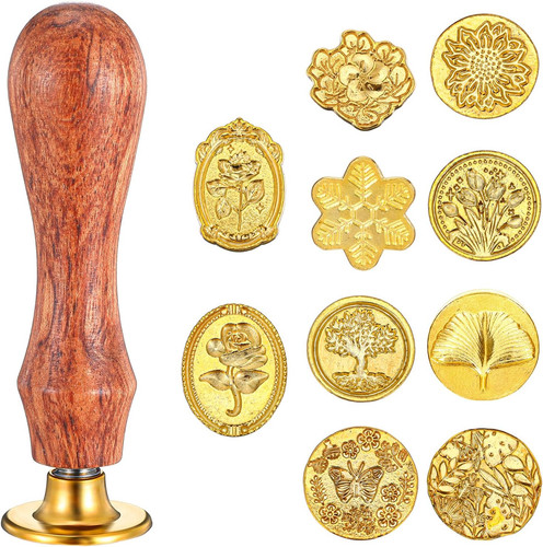 Wachssiegel stempel set - wachssiegel, set,