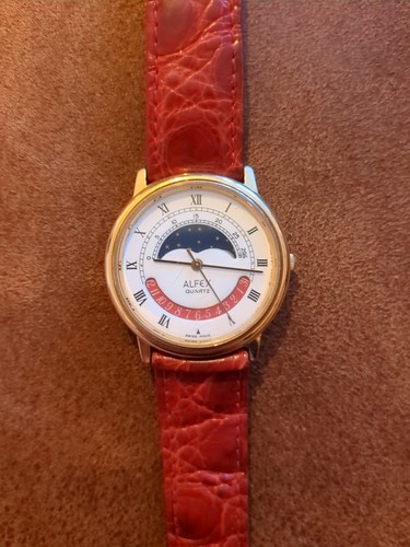 Alfex quarz uhr - quarz, (defekt)