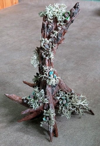 Deko figuren holz wald frau - deko,