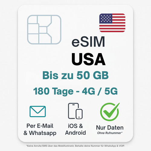 Esim usa bis - usa, zu