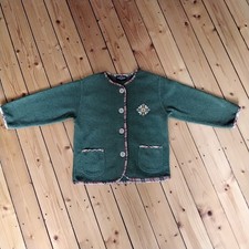 Trachtenjacke Fleecejacke oliv grün SkyFly Gr. 110