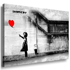 WANDBILD BANKSY HOPE LEINWAND