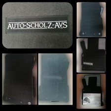 4x Rips Fuss Matten für Mercedes C Cabrio 205 Schwarz by Petex ® Auto Scholz AVS