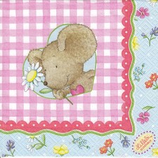 4 Lunch Papier Servietten