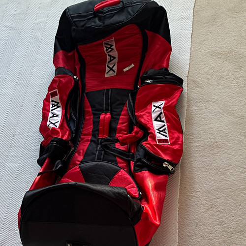 Golf travelbag rot - golf, rot/schwarz