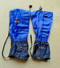 1 Paar Salewa Hochtourengamaschen, blau, unbenutzt, 42 cm lang