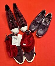 Adidas Schuhpaket Sneakerpaket 41 und 42 3 Paar Sneaker Bordeaux und lila 