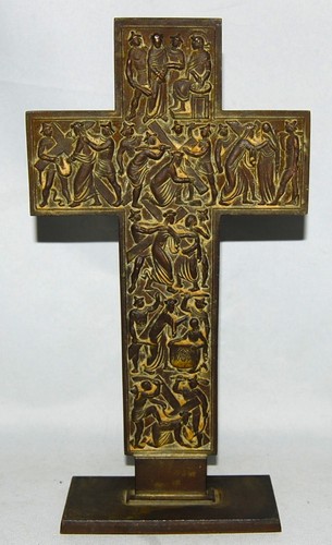 Kreuz bronze fritz nuss - kreuz,,