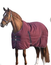 Horseware Rambo Stable Rug 130cm 100g Burgundy Stalldecke