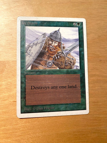 Mtg ice storm unlimited - mtg, pl