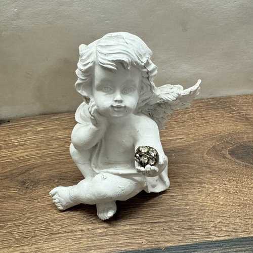 Engel putto figur weiß - engel, mit