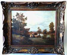 Ölgemälde "Bäuerin mit