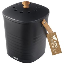 HMF Nachhaltiger Biomülleimer Komposteimer mit Deckel 3L