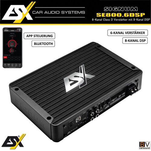 Soundprozessor kanal esx - 8-kanal,