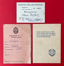 3 x DDR Sport Dokumente