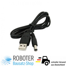 80 cm USB Stromkabel auf DC Hohlstecker 5.5 x 2.1 mm 5V Ladekabel
