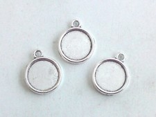 5x Anhänger Fassung für 12mm