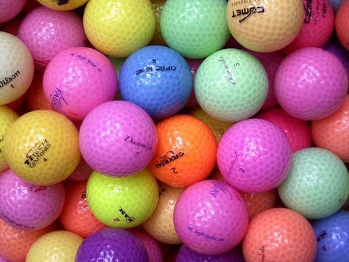 Bunte golfbälle crystal - bunte,