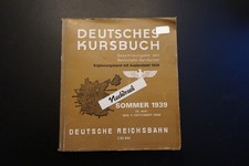 Deutsches Kursbuch Sommer 1939