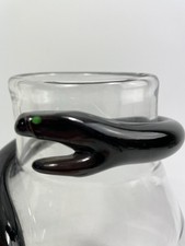 Ulrica Hydman Vallien, Design Vase für Kosta Boda "Cleopatra", Label, signiert