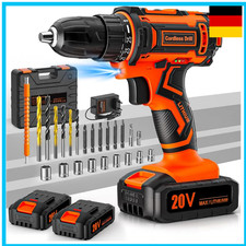 Akkuschrauber 20V 2 Akkus 2Ah