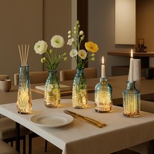 5-stk Mini Glasvasen Deko