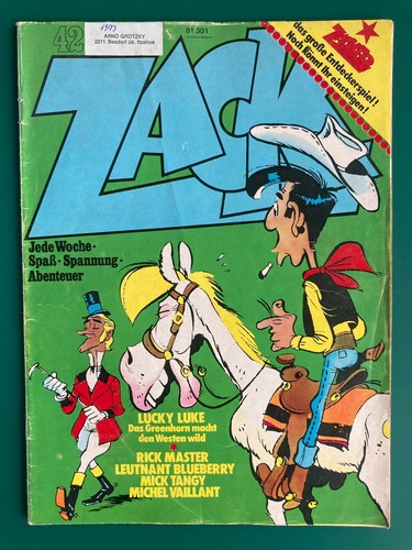 Zack comic heft 1973 - comic, 42