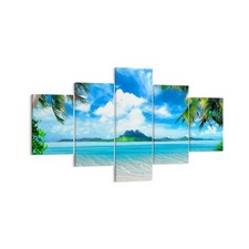 Wandbilder 125x70cm 5 tlg