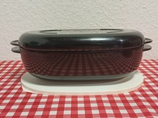 Tupperware * Tupperwave 200 * Microwellenbehälter * 1,5 l * 2 Deckel schwarz