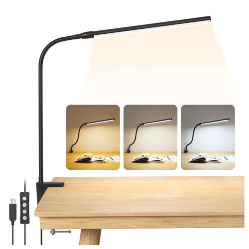 Led schreibtischlampe klemmbar - led,