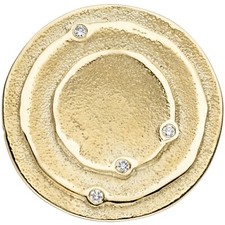 Anhänger rund 585 gold - anhänger,