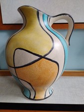 XXL Vase 32 cm Keramik bunt