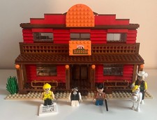 Playtive Lucky Luke Saloon 864 Teile Baustein Set Western mit Anleitung + OVP