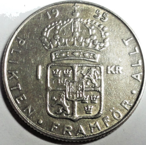 Sverige schweden 1 krone - sverige, /