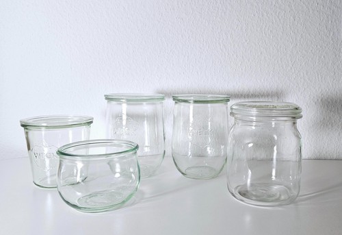 Weck einmachgläser 5er set - einmachgläser,
