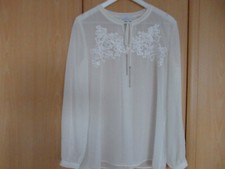 Damen Mode Tunika 42 JustWhite