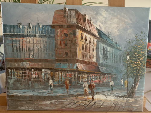 Paris straßenszene - paris,