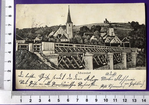 Schwandorf reliefkarte brücke - schwandorf,