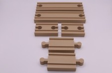 Holzeisenbahn Adapterschienen für Brio/Lillabo/Playtive