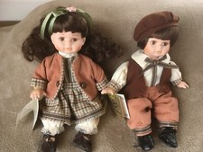 Sammlerpuppe, Puppenpaar, Euro Souvenirs Collection Made by Bygle