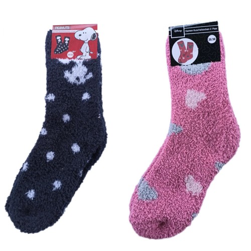 2er pack damen kuschelsocken - 2er,