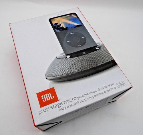 Jbl stage micro sounddock - on,