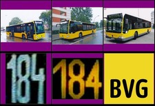 3 Fotos, BVG Sub, MB EN, Linie 184, 2010-17