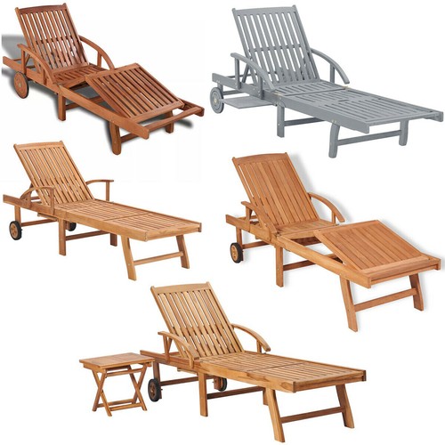 Sonnenliege gartenliege holz - sonnenliege,